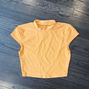 Orange Women's Crop Top by TNA  (size XS)